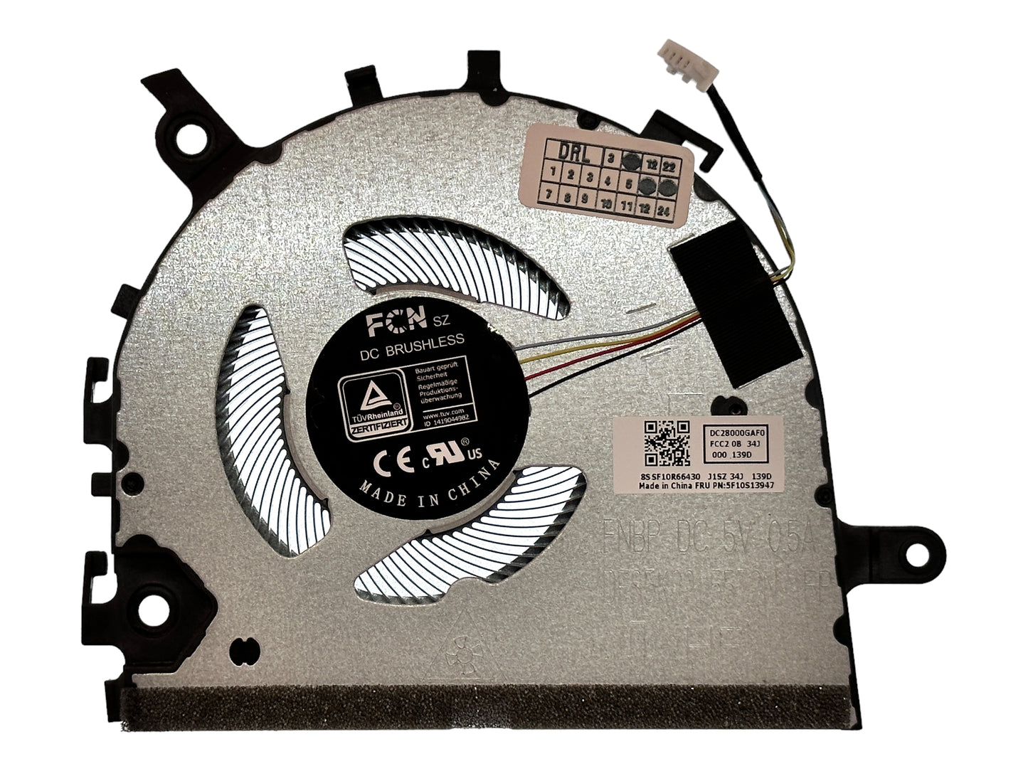 Kompatibler CPU-Lüfter für Lenovo 5F10S13945 5F10S13947 5F10S13946 DC28000GAV0 DC28000GAD0 DC28000GAF0 NS85C60-20H04 DFS5K22115572N